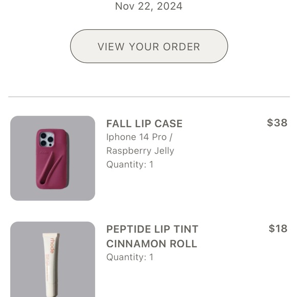 rhode iPhone 14 Pro Raspberry Jelly Lip Case - Picture 7 of 7